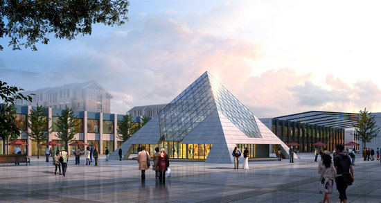 当阳金字塔网架